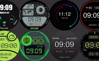 Electronic watchface