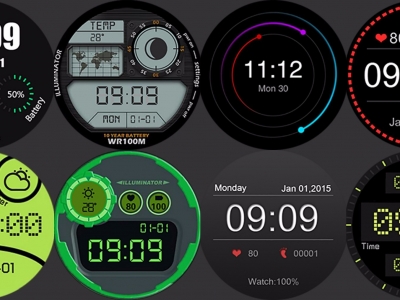 Electronic watchface